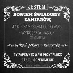 Podstawka korkowa - Jestem Bowiem tablica - 1