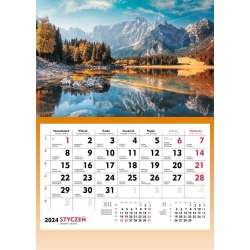Kalendarz 2024 Ścienny Jesień w górach - 1