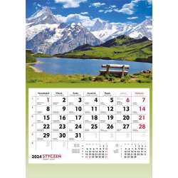 Kalendarz 2024 Ścienny Lato w górach - 1