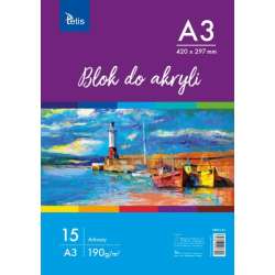 Blok do akryli A3 190g 15ark. (KB012-A3) - 1