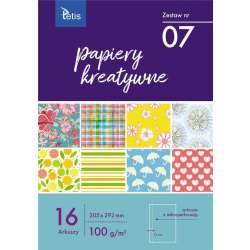 Papiery kreatywne A4 16 kartek nr 07 (KB030-07)