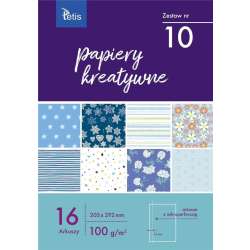 Papiery kreatywne A4 16 kartek nr 10 (KB030-10)