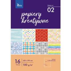 Papier kreatywny A3 zestaw nr 02 TETIS (KB031-02) - 1