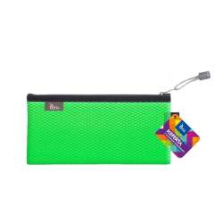 Koperta DL z suwakiem metalowym zielona