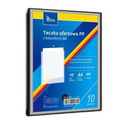 Teczka ofertowa A4 PP + 10 koszulek czarna