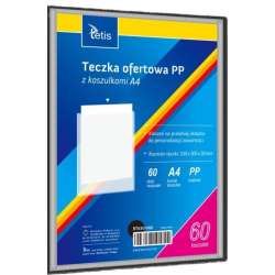 Teczka ofertowa A4 PP + 60 koszulek czarna - 1