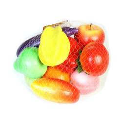 Owoce / warzywa styropianowe 20x21cm w siatce 8816 MC (416938) - 1