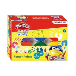 Farby do malowania palcami 6 kolorów 40 ml Play-Doh STARPAK (453900)