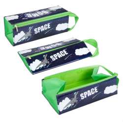 PROMO Piórnik saszetka trójkątna BOMB / SPACE Starpak Cena za 1szt (453584) - 1