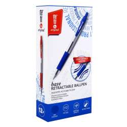 Długopis automatyczny Base niebieski (12szt)MemoBe