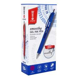 Długopis żelowy Smoothy fioletowy (12szt) MemoBe - 1