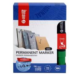 Marker permanentny 3mm zielony (10szt) MemoBe - 1