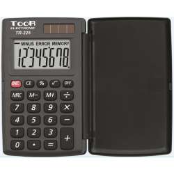 Kalkulator kieszonkowy 8-pozycyjny z klapką TOOR - 1