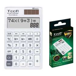 Kalkulator dwuliniowy 10-pozyc. TR-310DB-W TOOR - 1