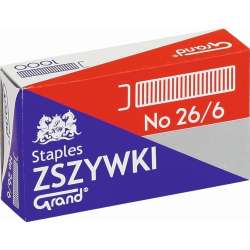 Zszywki 26/6 (1000szt*10) GRAND - 1