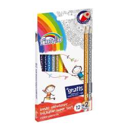 Kredki Super Soft 12 kolorów + 2 gratis FIORELLO