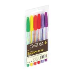 Długopis fluo 6 kolorów GRAND - 1