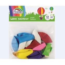 Balony Pastel 10'' mix 12 sztuk FIORELLO