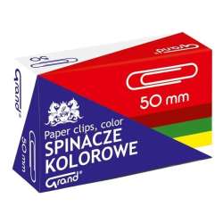 Spinacze kolor 50mm 50szt GRAND