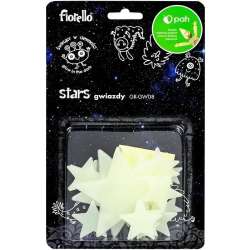 Ozdoby fluorescencyjne Gwiazdki mix 24szt