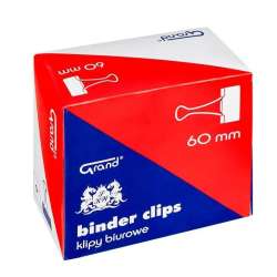 Klipy biurowe 60mm 6szt GRAND