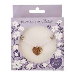 Bransoletka dla Babci fioletowa - 1