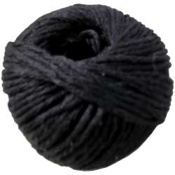 Sznurek bawełniany czarny 1,5mmx50m