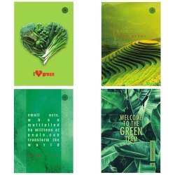 Brulion A5/96K kratka Think Green (5szt) - 1