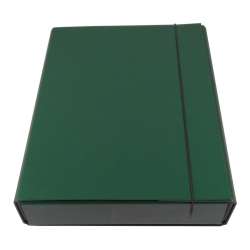 Teczka box z gumką zielona - 1