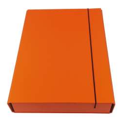 Teczka box z gumką pomarańczowa - 1