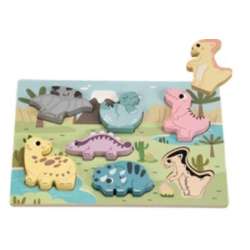 Puzzle drewniane Dinozaury