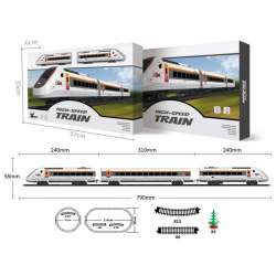 Zestaw z pociągiem Speed train 79x6cm