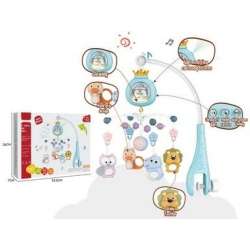 Karuzelka do łóżeczka Szara 33,5x7x26cm