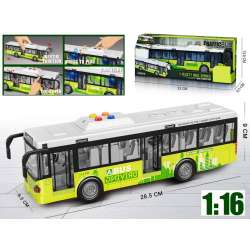 Autobus zielony światło dźwięki 1:16
