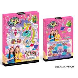 Zestaw koralików Jednorożec ponad 500szt