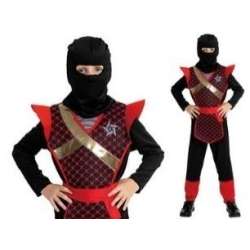 Strój Ninja Wojownik rozmiar L 130-140cm