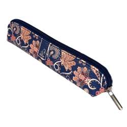Piórnik mini Paisley Kwiaty blue