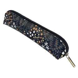 Piórnik mini Kwiaty oliwkowe - 1