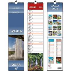Kalendarz 2023 paskowy 13 planszowy Woda