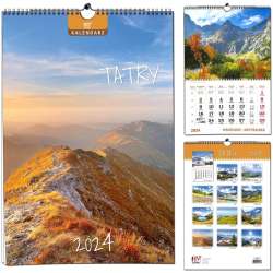 Kalendarz 2024 B3 13 plansz Tatry