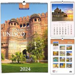 Kalendarz 2024 B3 13 plansz Skarby Unesco - 1