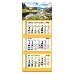 Kalendarz 2024 trójdzielny Lux gł. wypukła Tatry