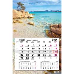 Kalendarz 2024 jednodzielny gł. płaska Sardynia - 1