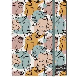 Brulion A5 z gumką Art deco 04453 CoolPack (04453CP)
