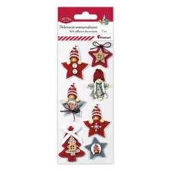 Dekoracje samoprzylepne 3D 7szt - 1