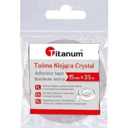 Taśma klejąca Crystal 15mmx33m - 1