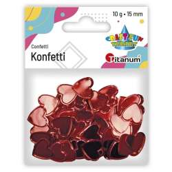 Konfetti serca czerwone 10g