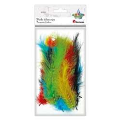 Piórka puch 11,8-15 cm mix 20szt - 1