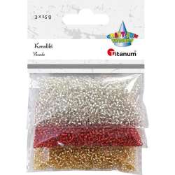 Koraliki plastikowe 15g - 1