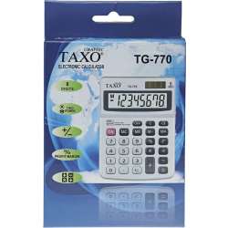 Kalkulator na biurko TG-770 srebrny - 1